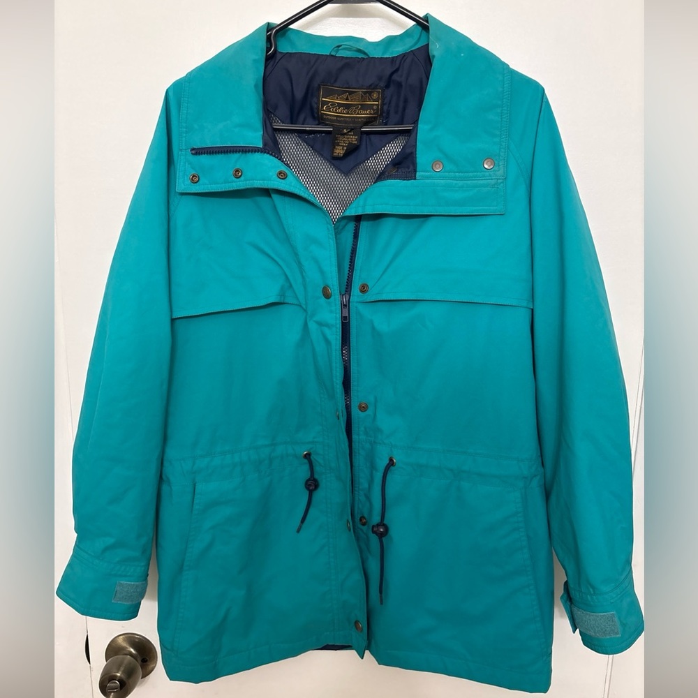 VTG Eddie Bauer Gore-Tex jacket teal/turqoise unisex small gorpcore retro